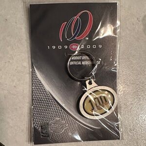NHL 100th season of Montreal Canadiens collectible key chain